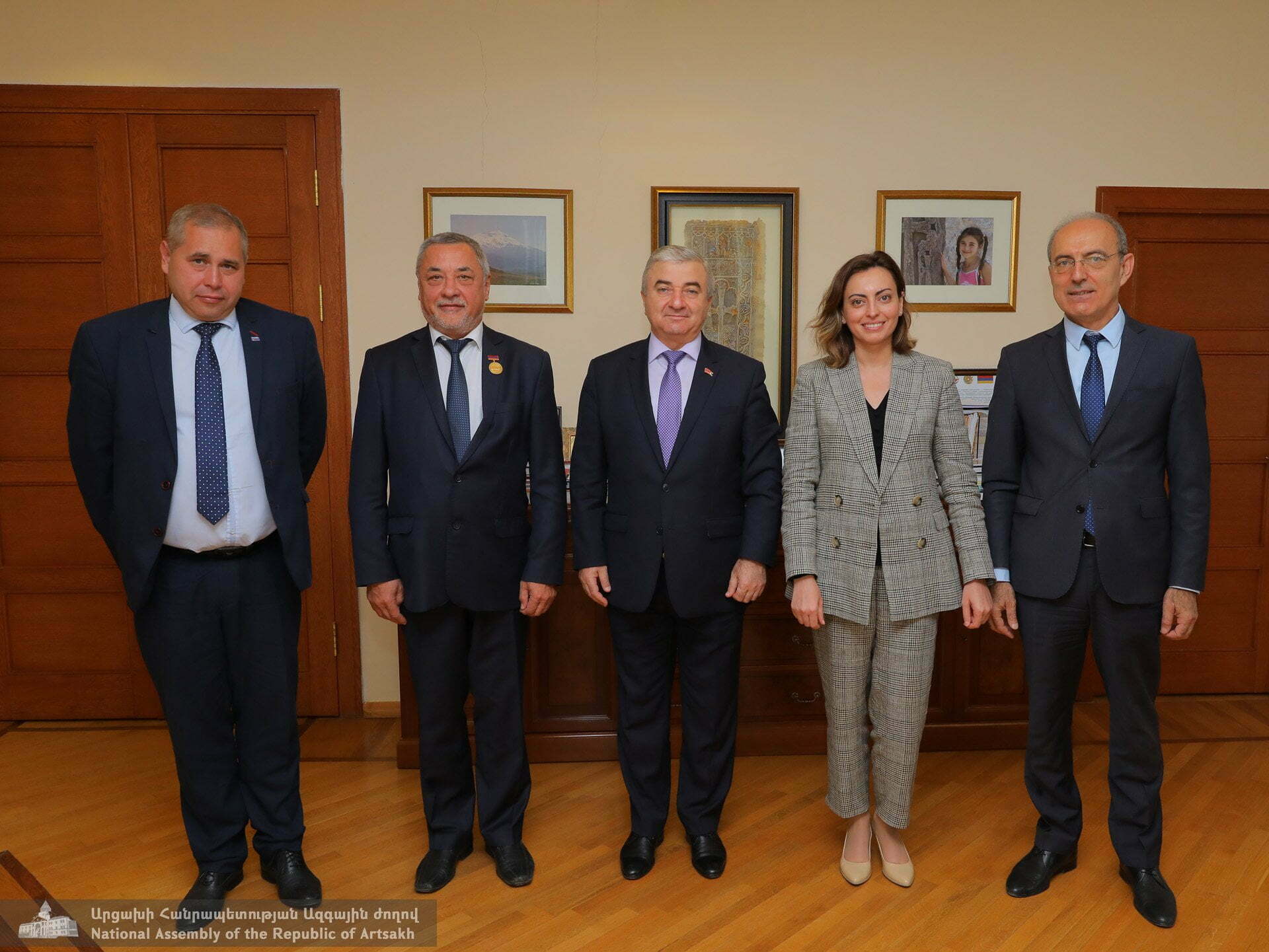 Արցախի ԱԺ նախագահն ընդունել է բուլղարացի պատգամավորներին