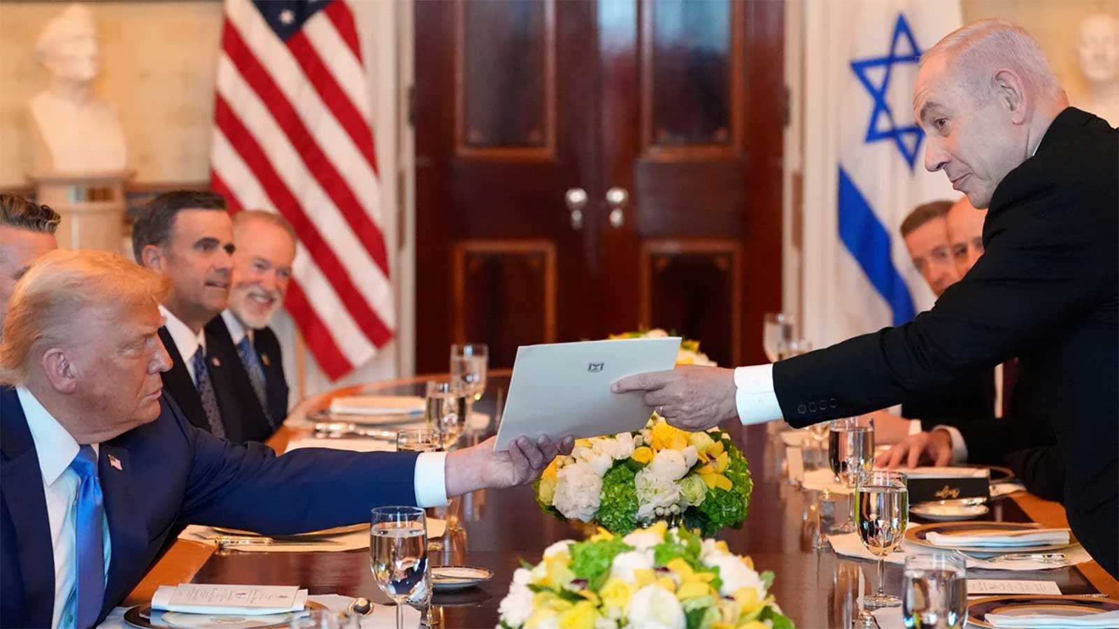 trump netanyahu nobel