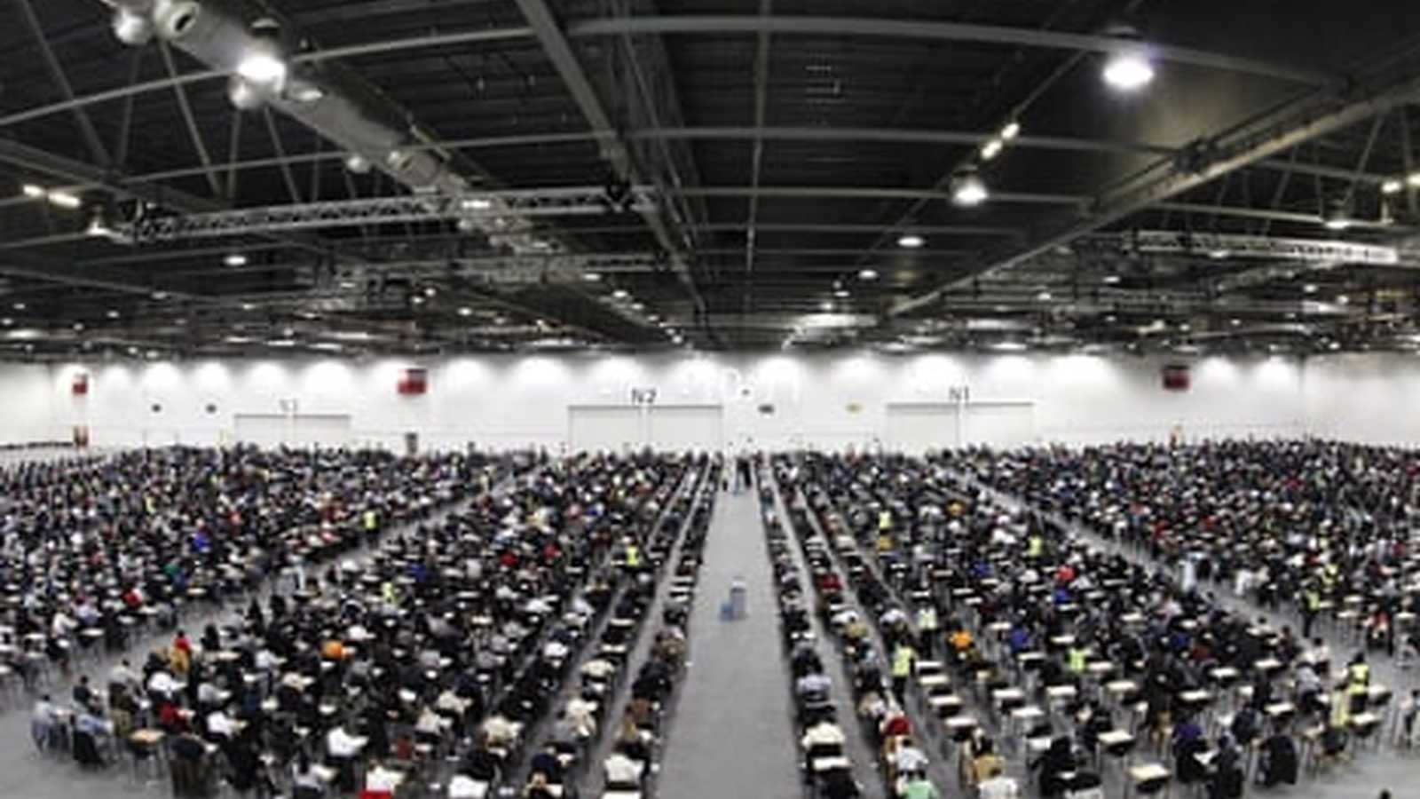 ACCA candidates in exam hall