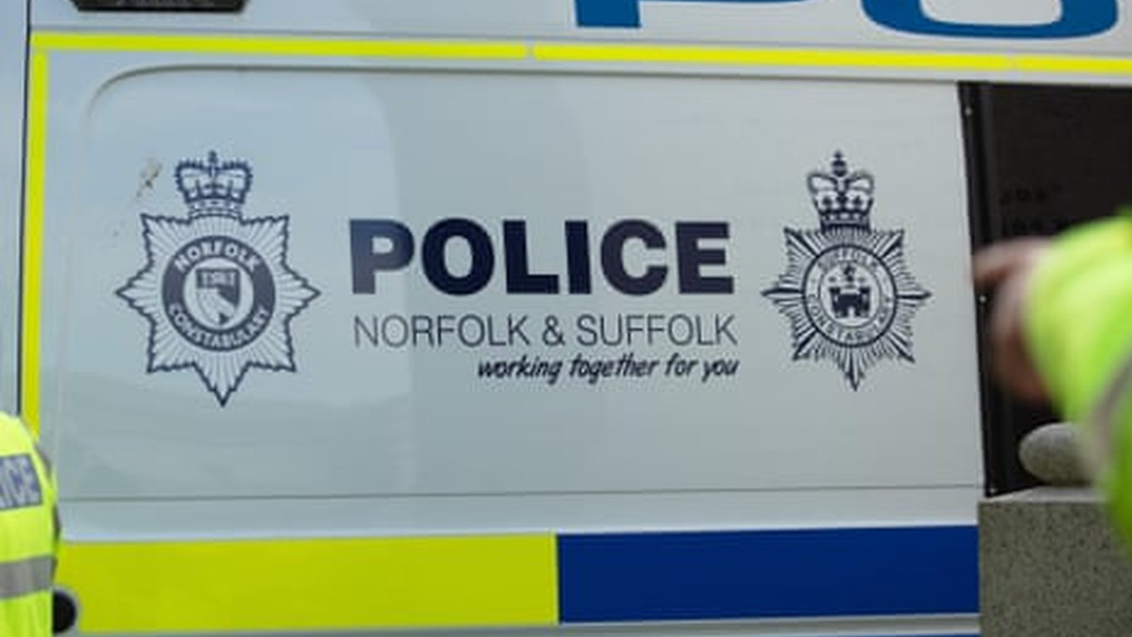 Police at Thetford crash scene