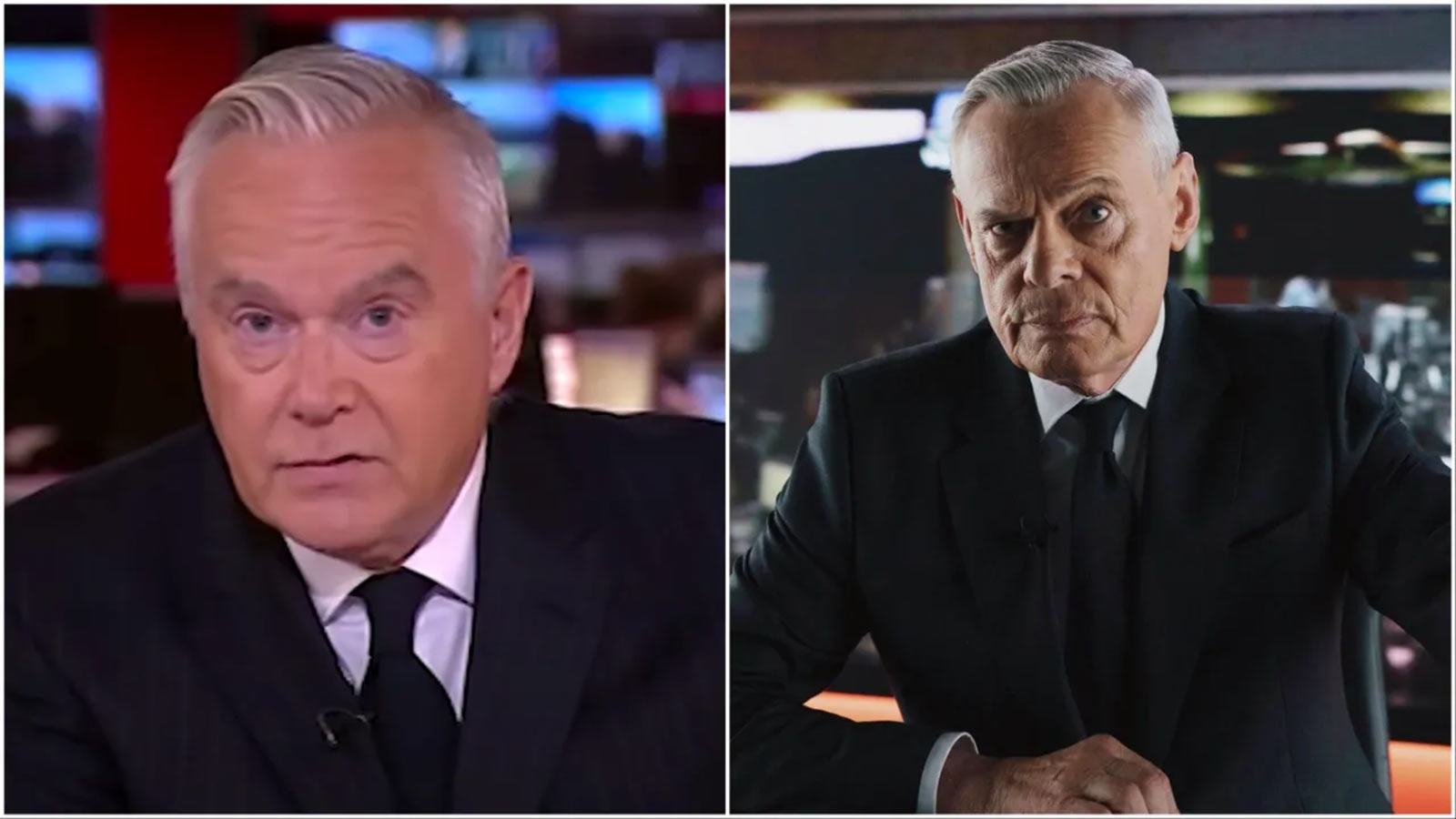 Huw Edwards & Martin Clunes