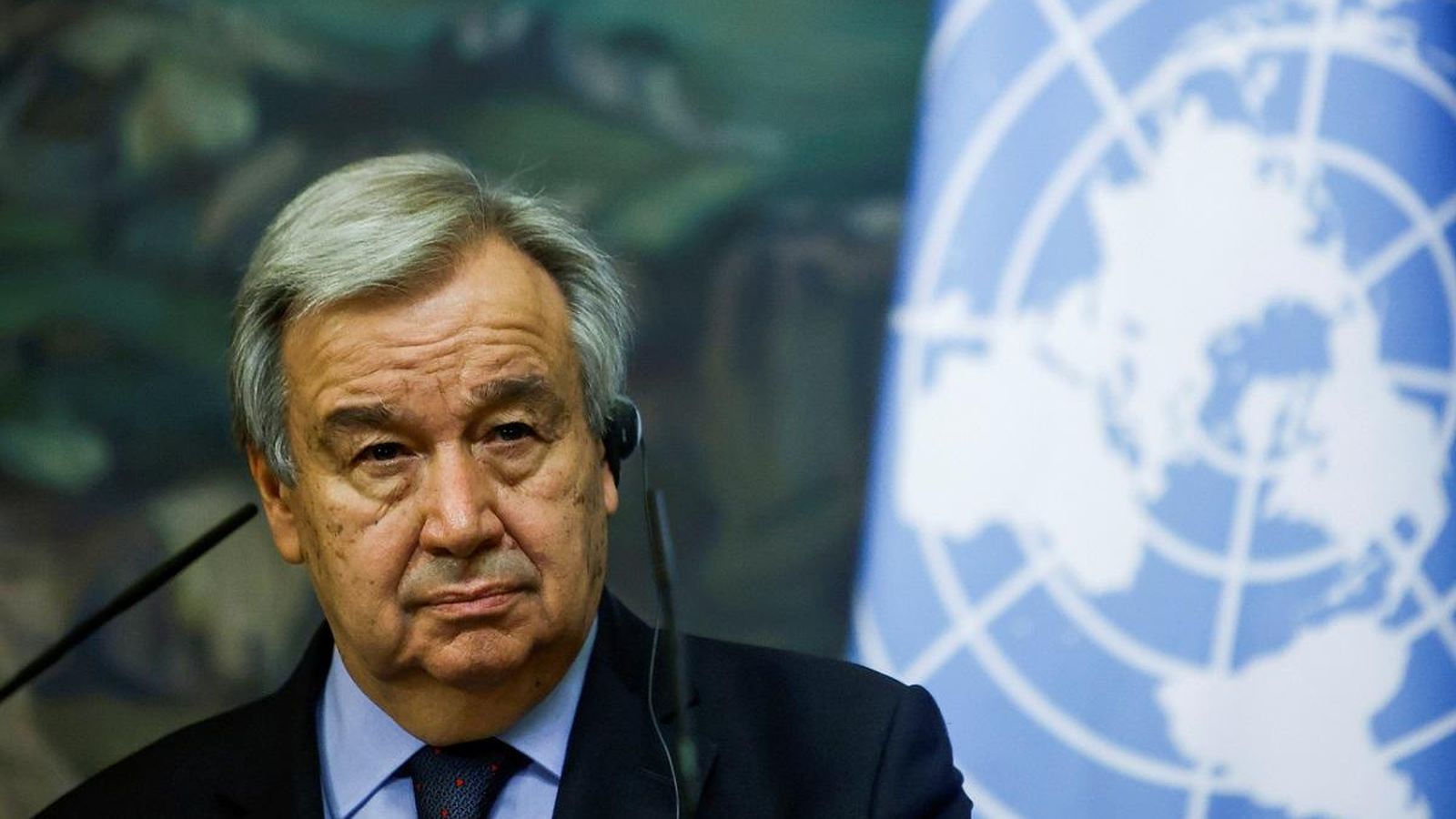 UN Secretary-General Antonio Guterres speaking