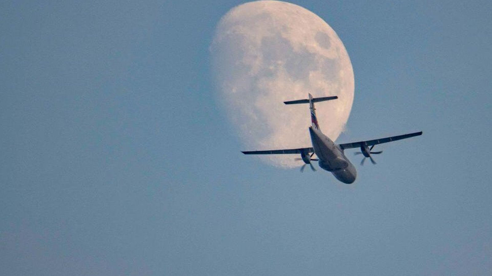 Indonesia Air Transport aircraft flying
