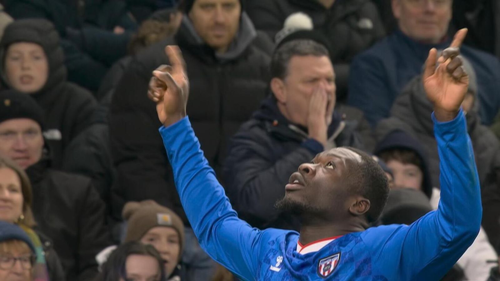Brian Brobbey celebrating goal