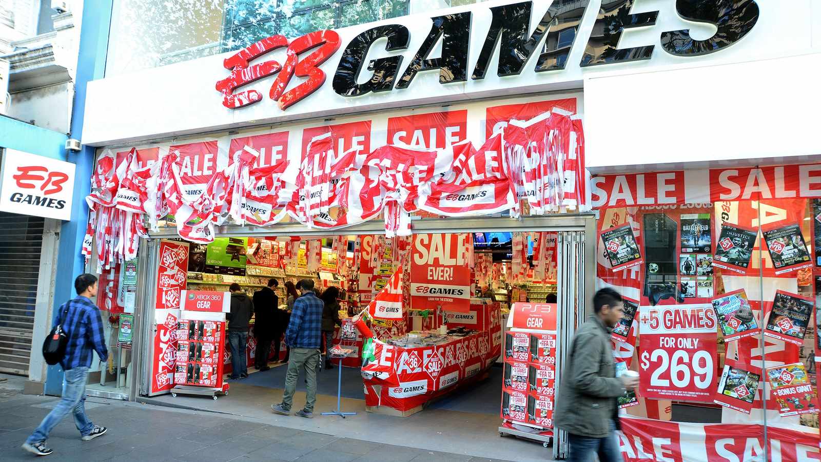 EB Games retail store exterior
