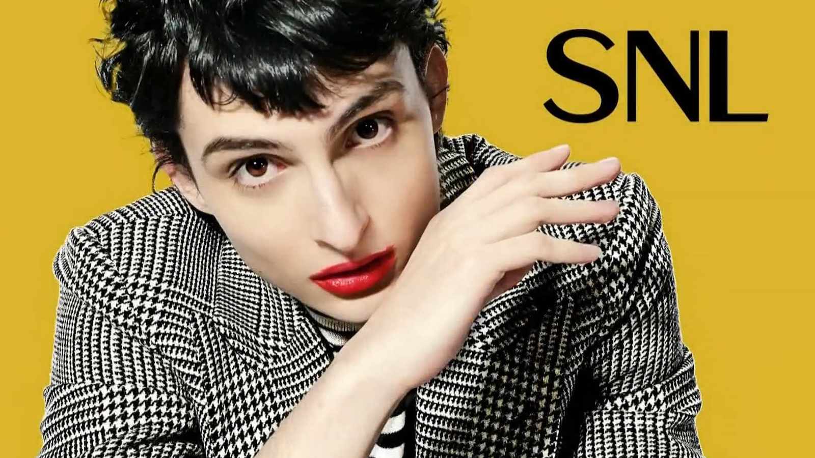 Finn Wolfhard hosting SNL stage