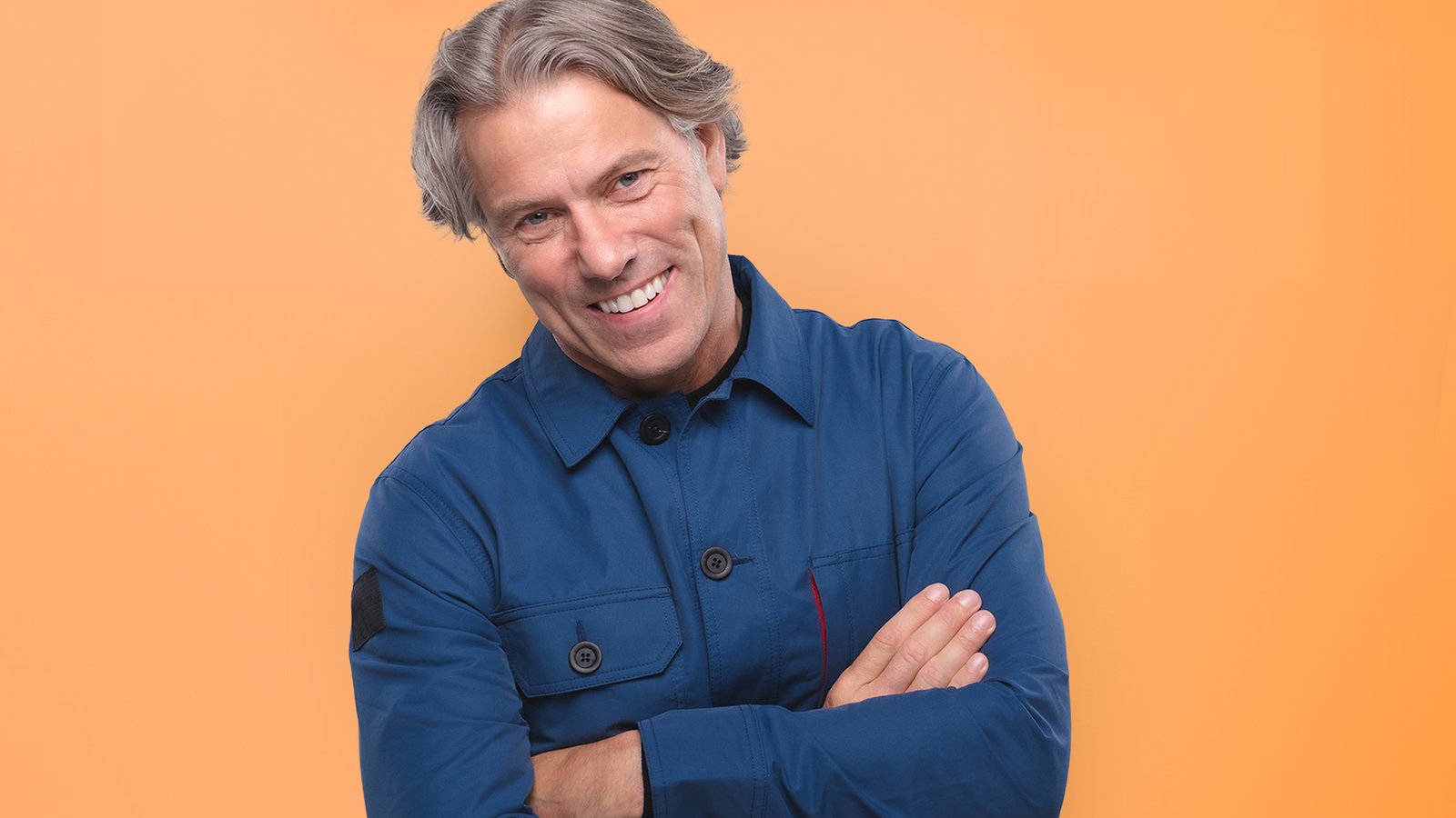 British comedian John Bishop smiling