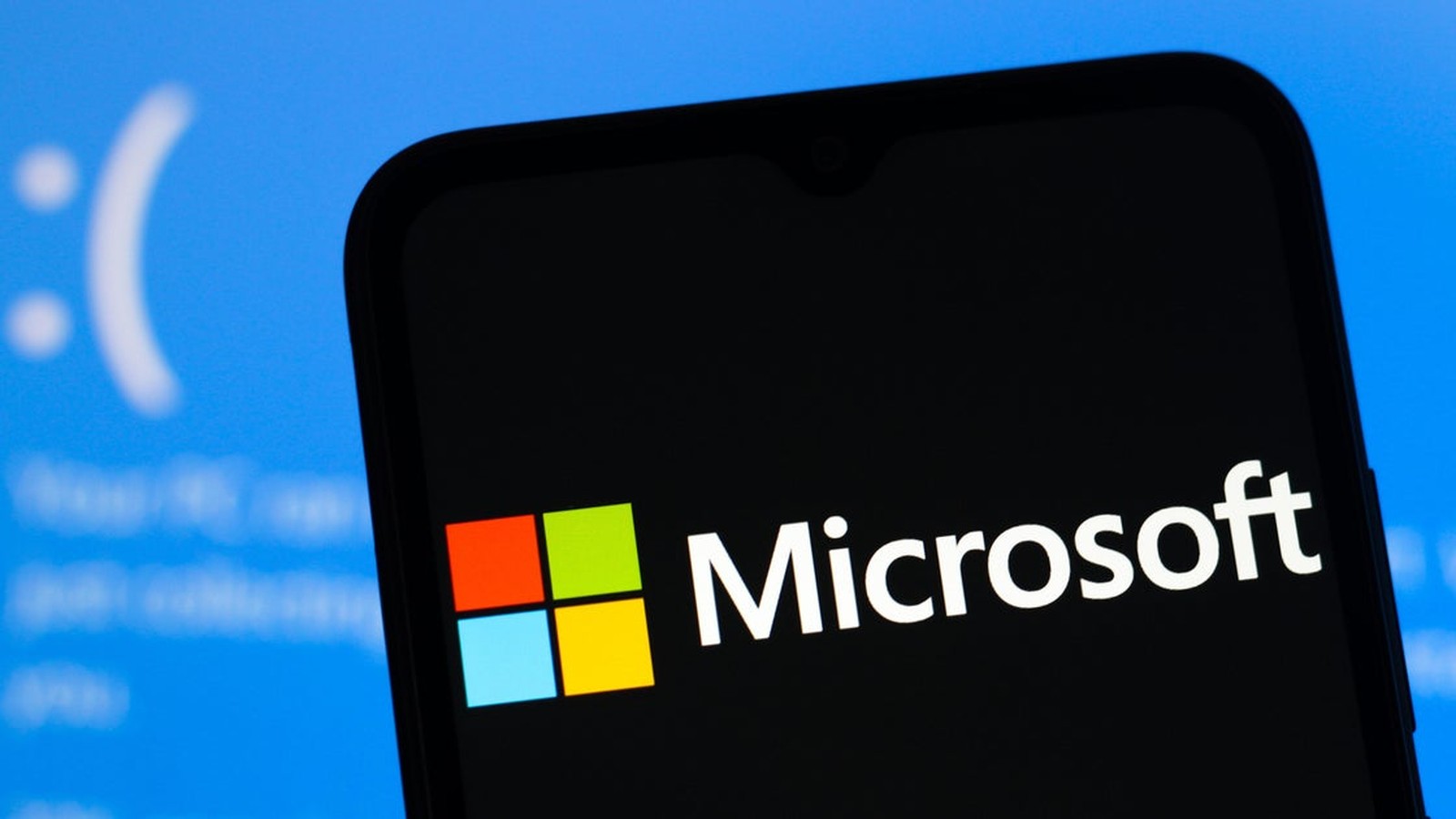 Microsoft 365 logo with outage symbol