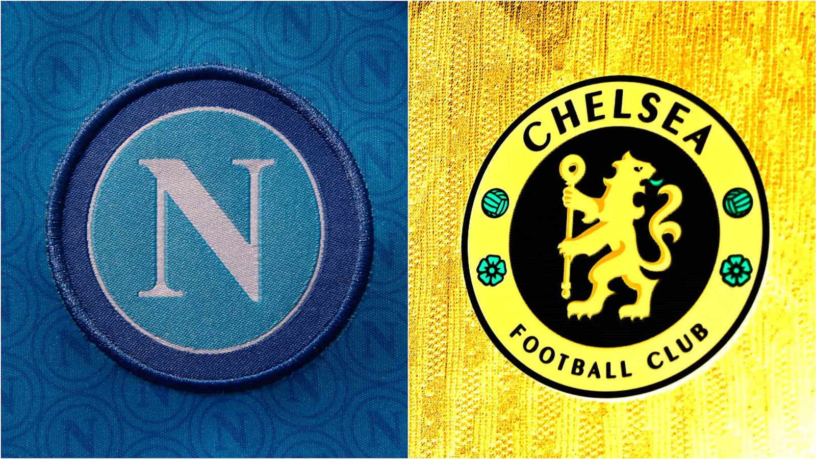 Napoli and Chelsea football teams