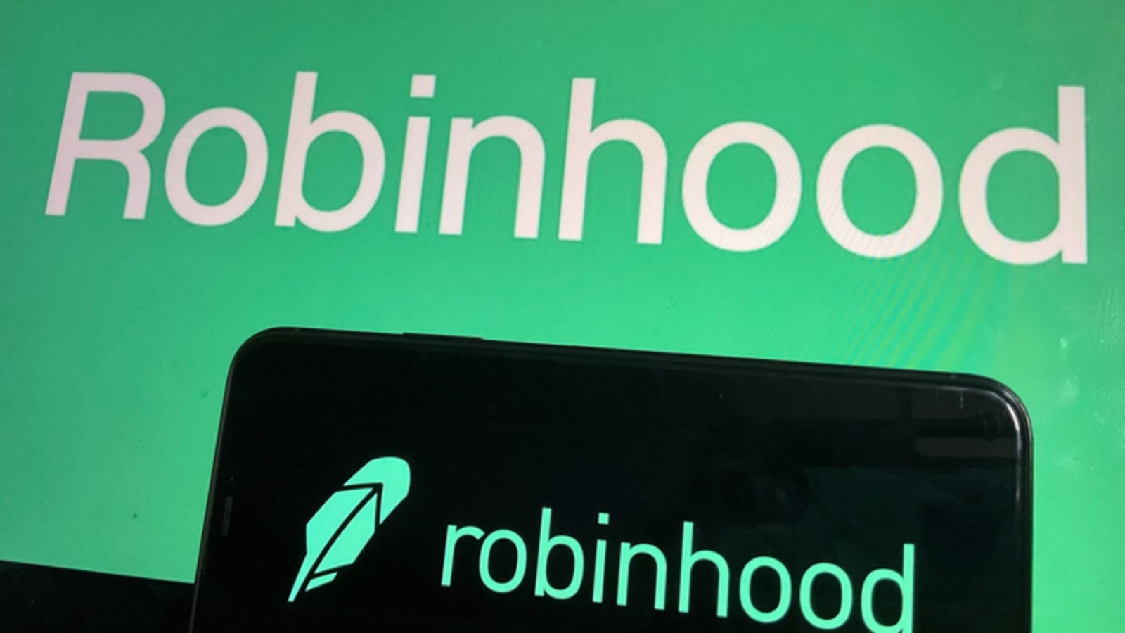 Robinhood trading app on smartphone