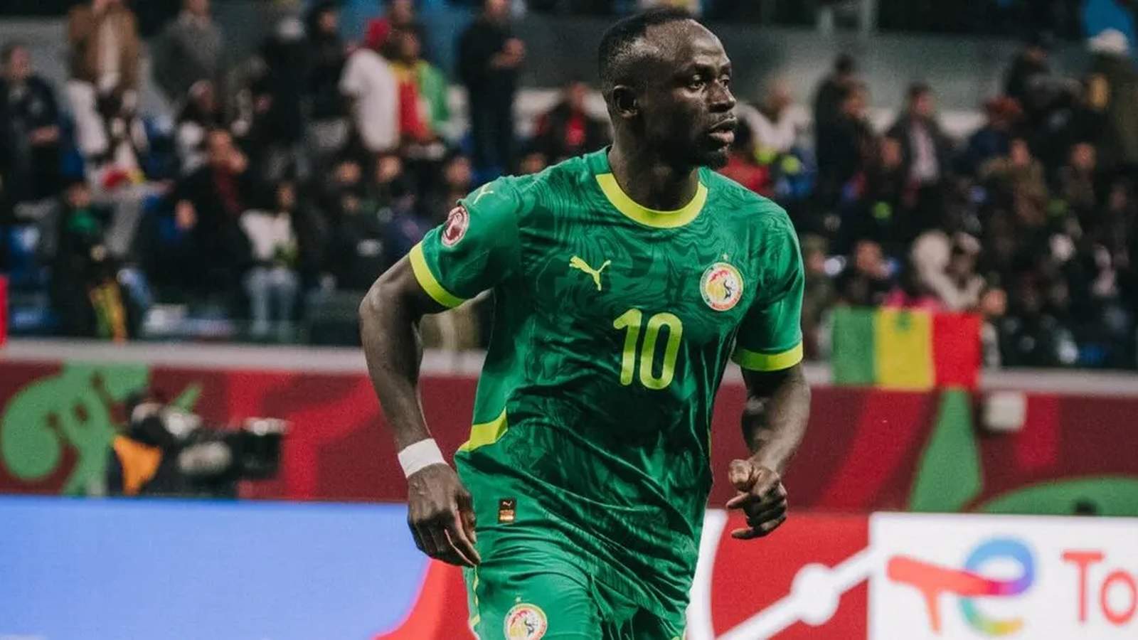 Sadio Mané in Senegal national team jersey