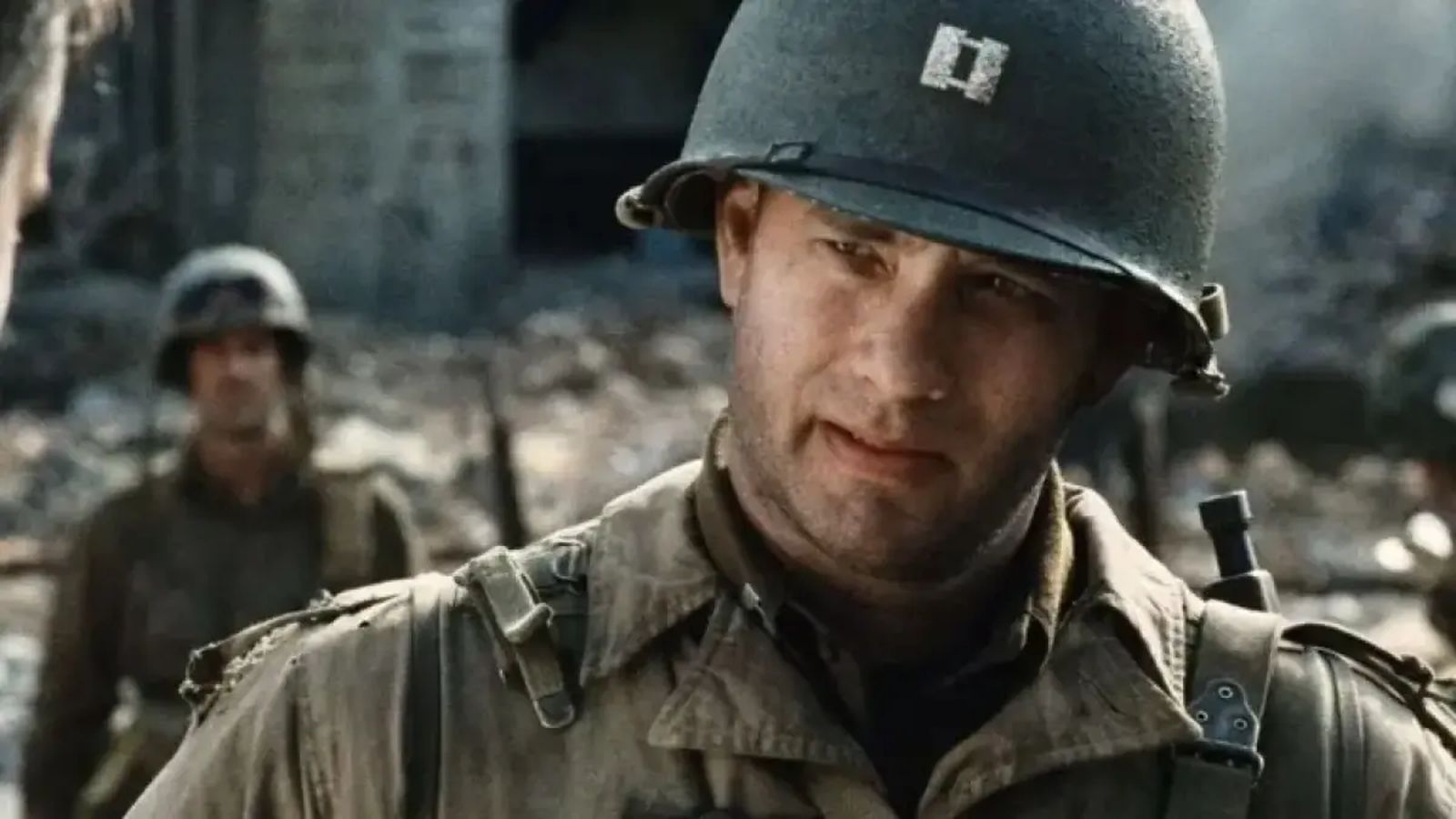 Soldiers on beach during D-Day