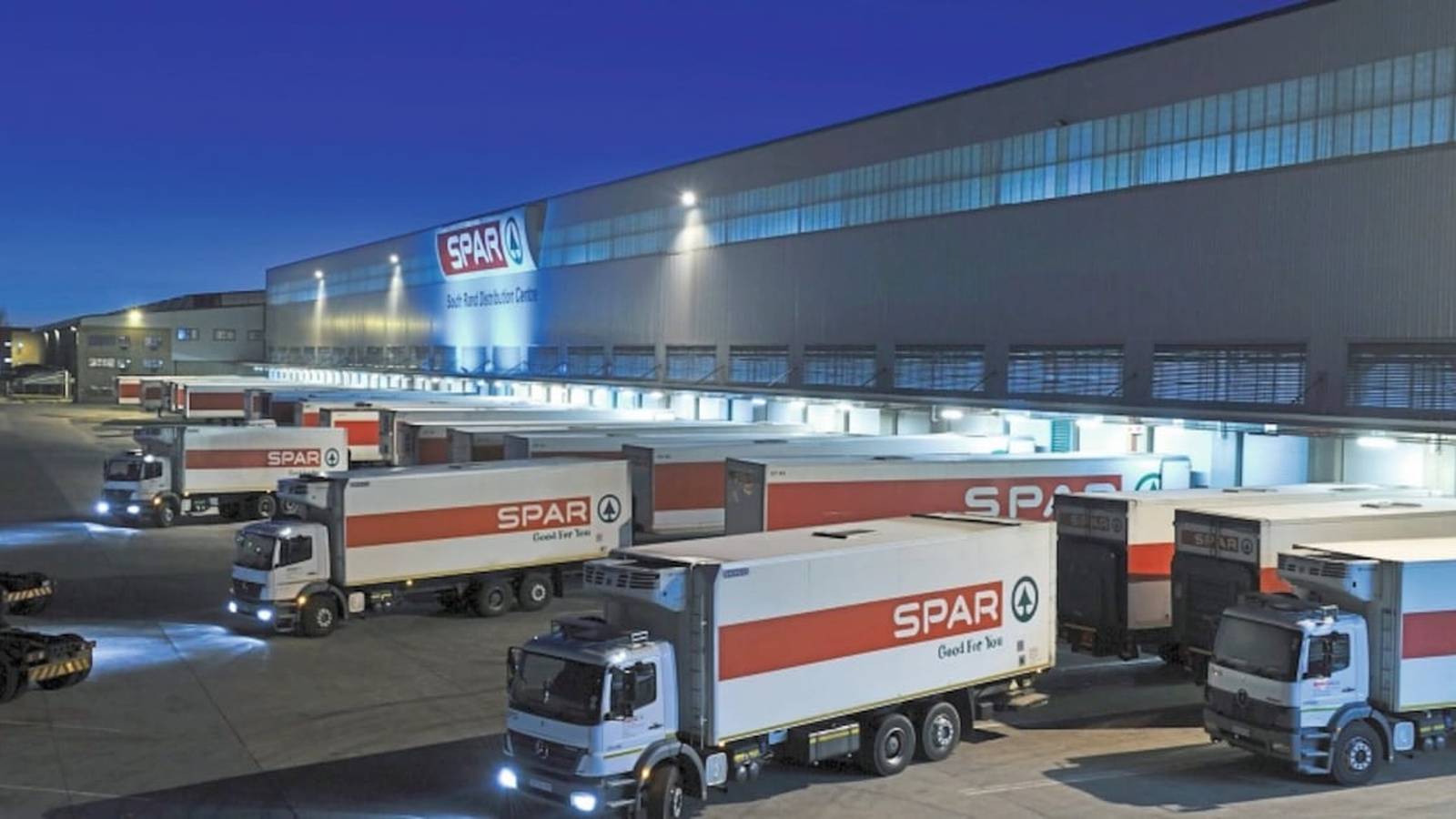 Spar supermarket exterior with logo