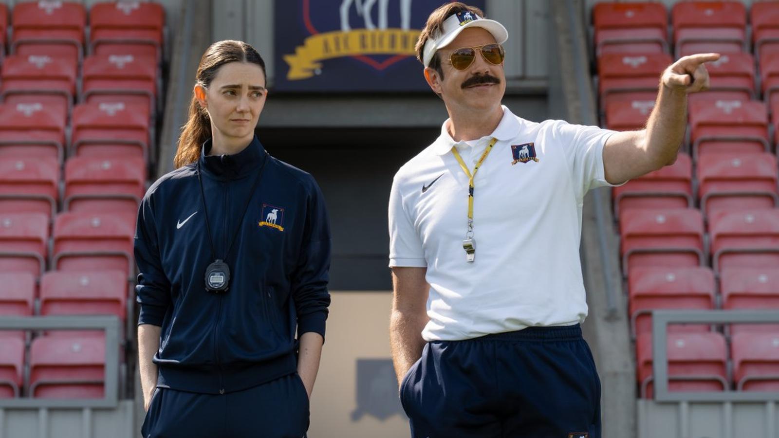 Ted Lasso and Rebecca Welton