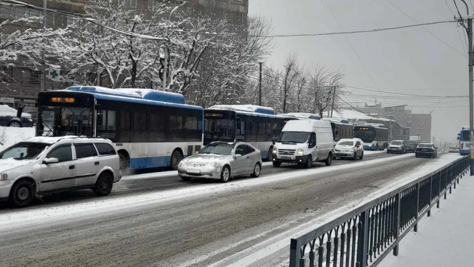 Երևանի հանրային տրանսպորտի աշխատանքը