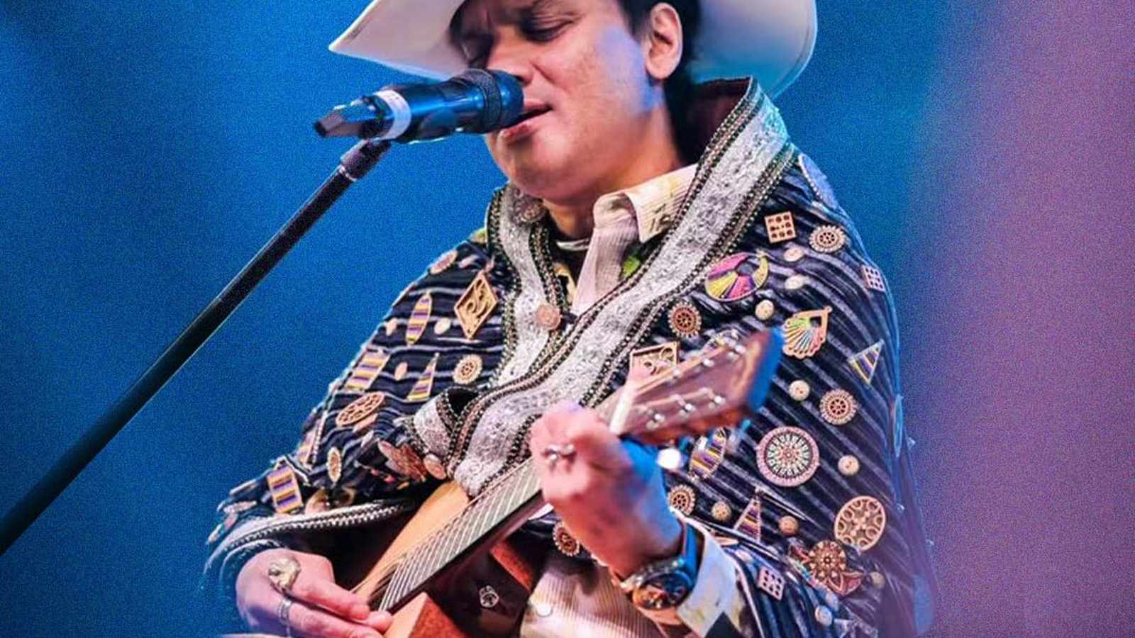 Zubeen Garg on stage