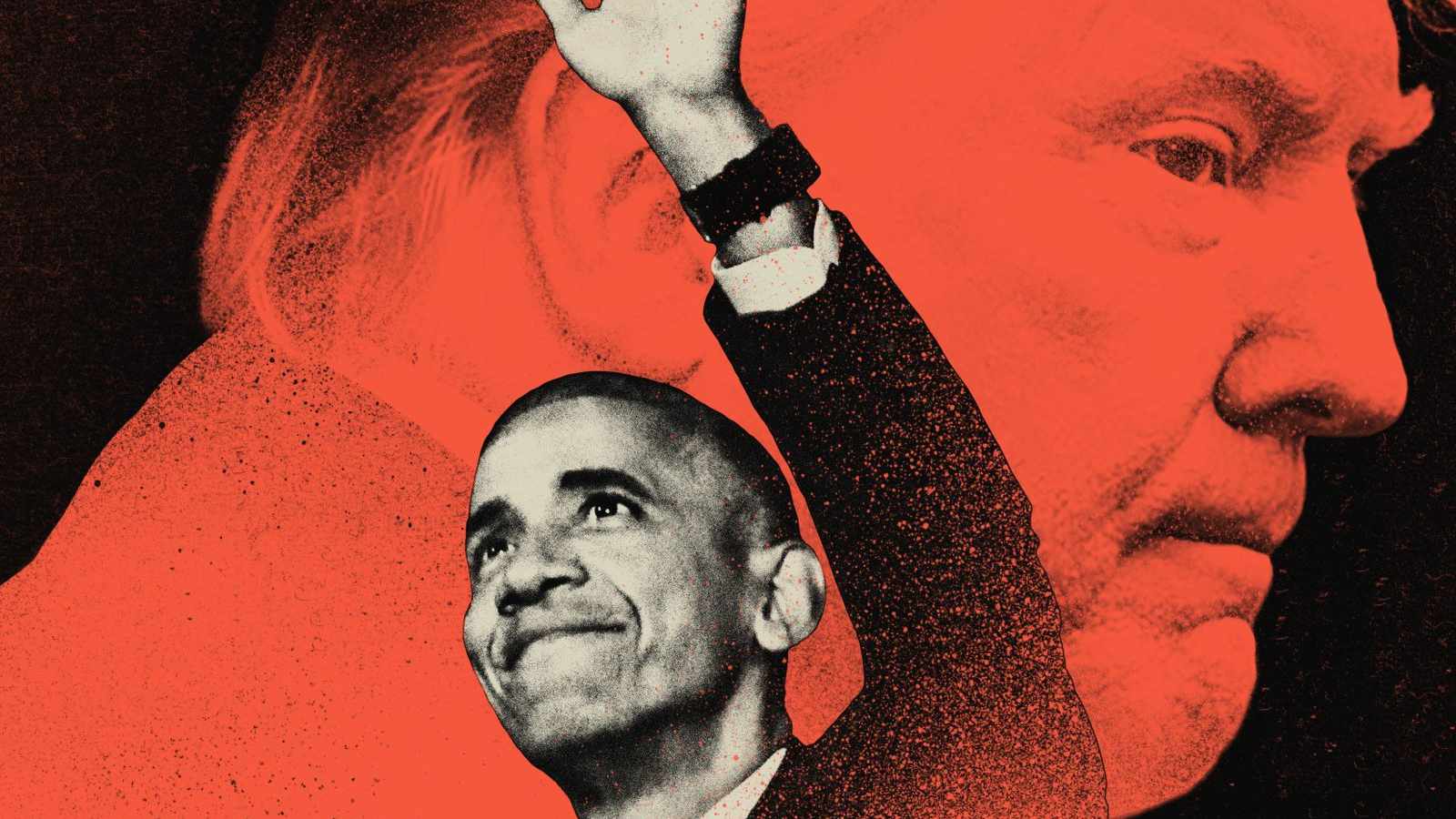 Barack Obama at a podium