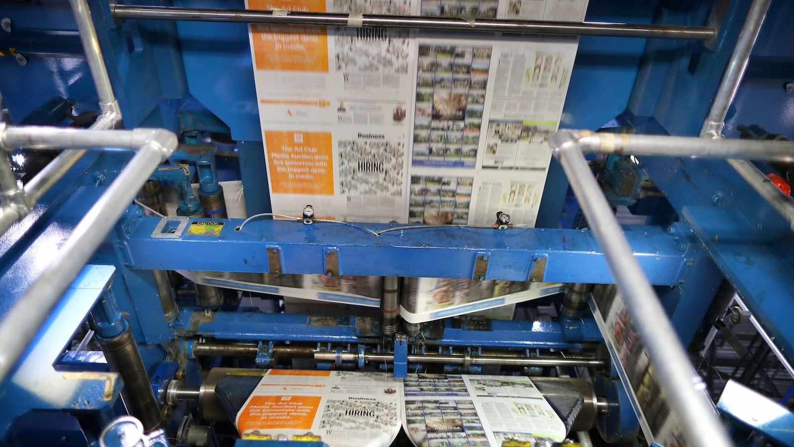 Physical copy of The Boston Globe newspaper