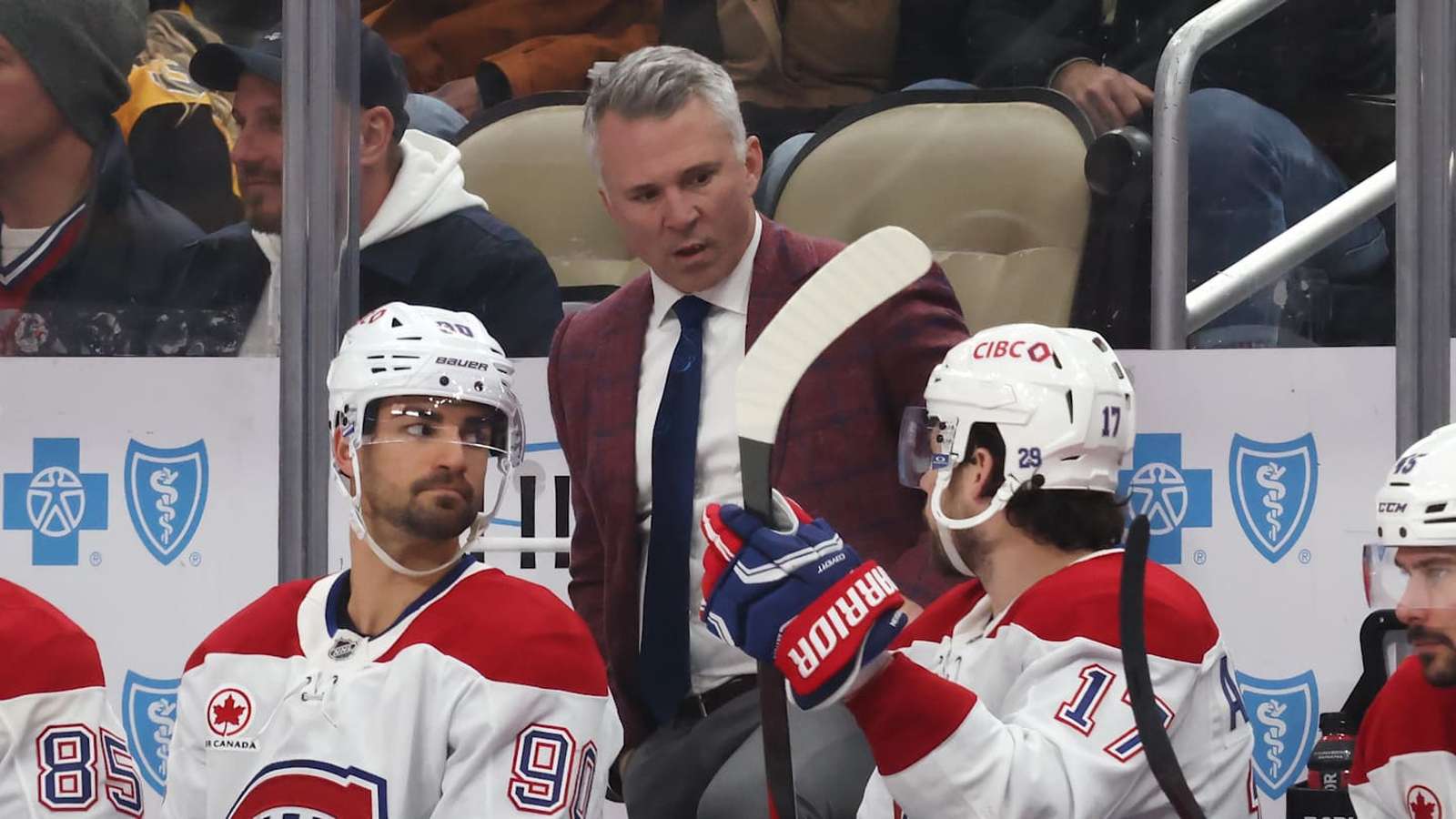 Montreal Canadiens player on ice