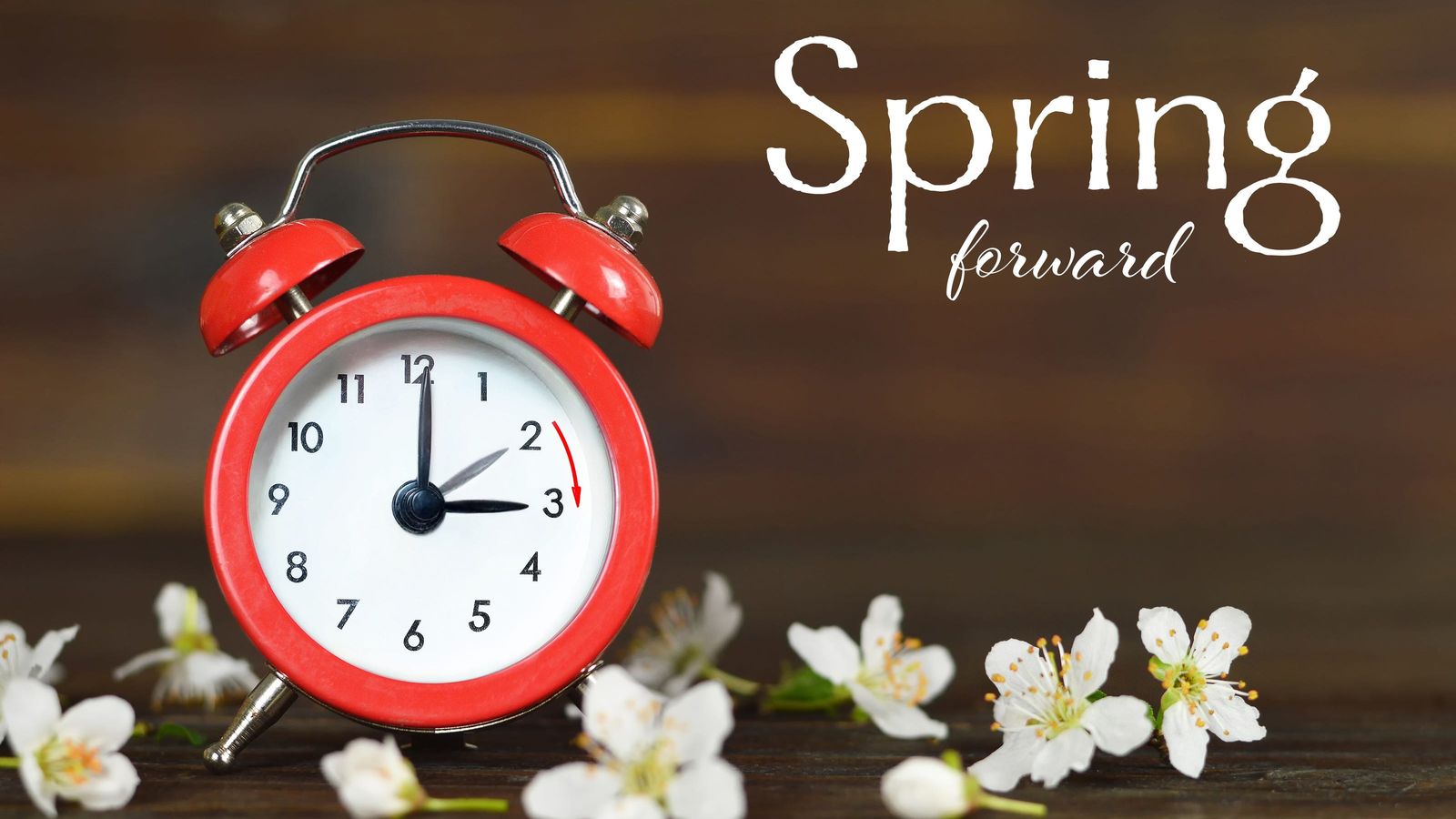Clock hand moving forward