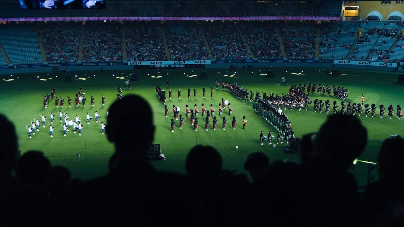 Exterior view of Eden Park stadium