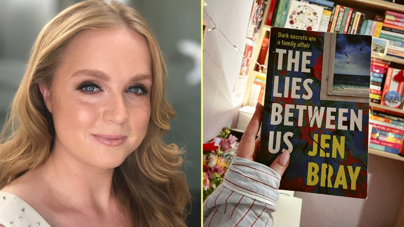 Jennifer Bray with her book