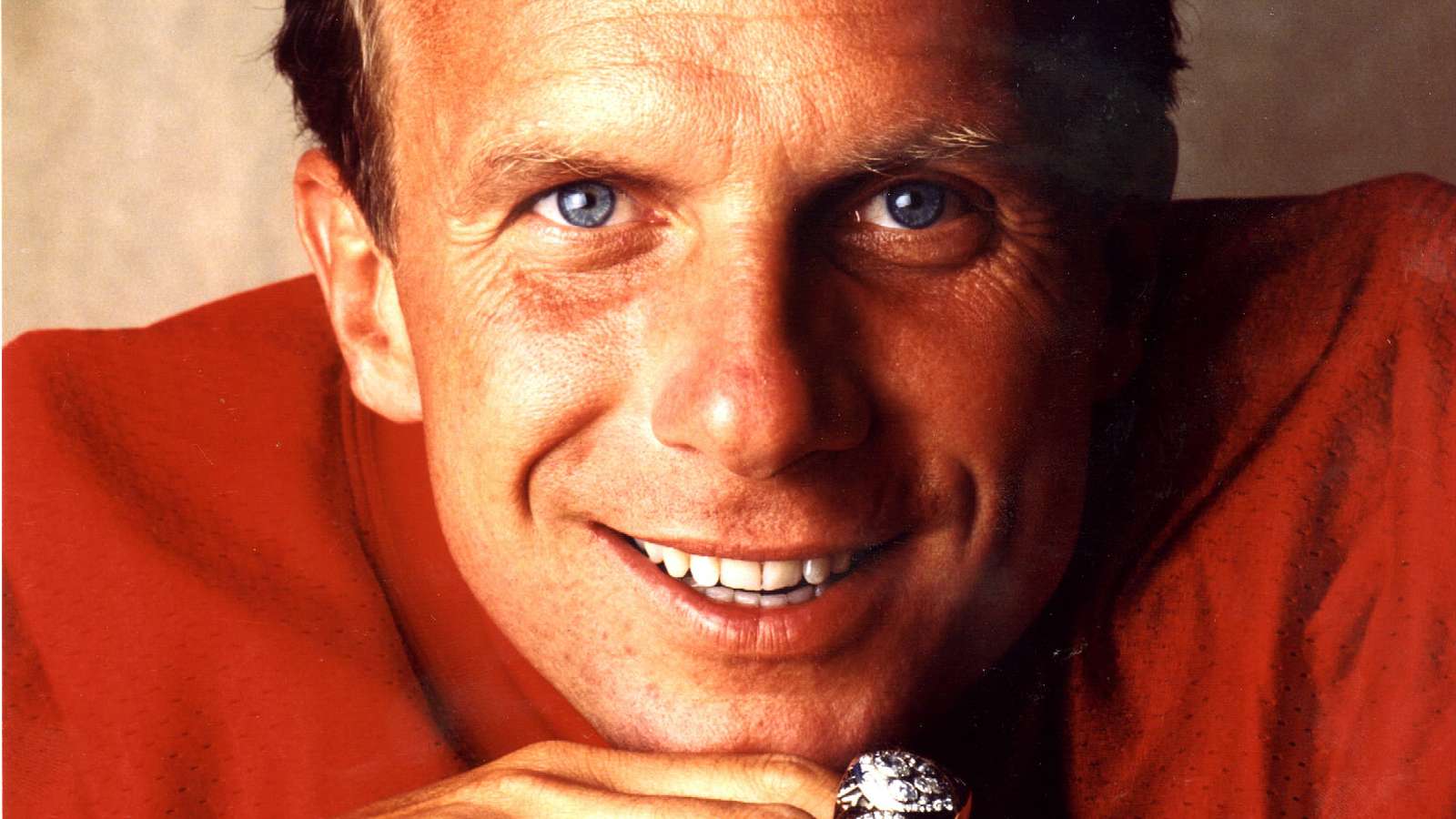 Joe Montana in 1982 49ers uniform