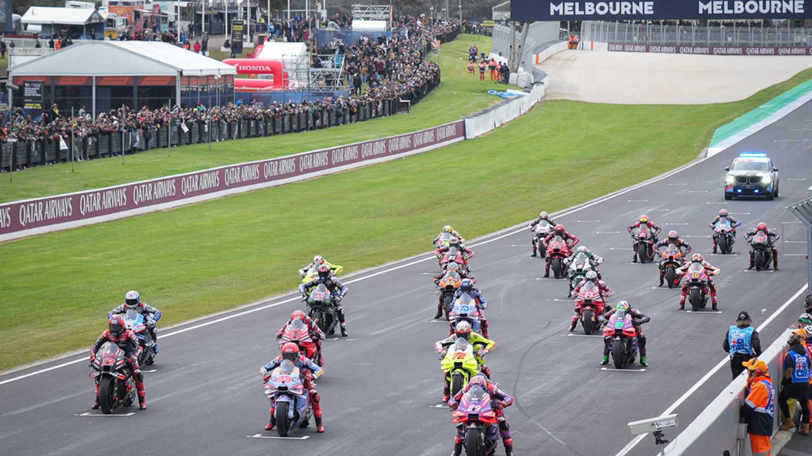 Motorcycle racing at Phillip Island