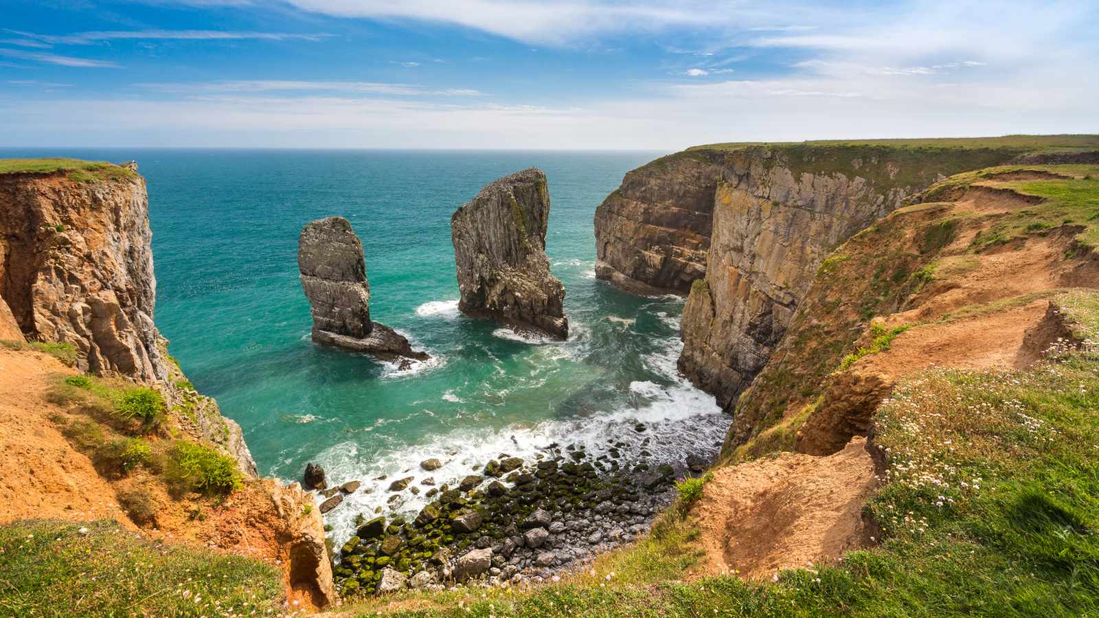 Scenic view of Pembrokeshire Coastline
