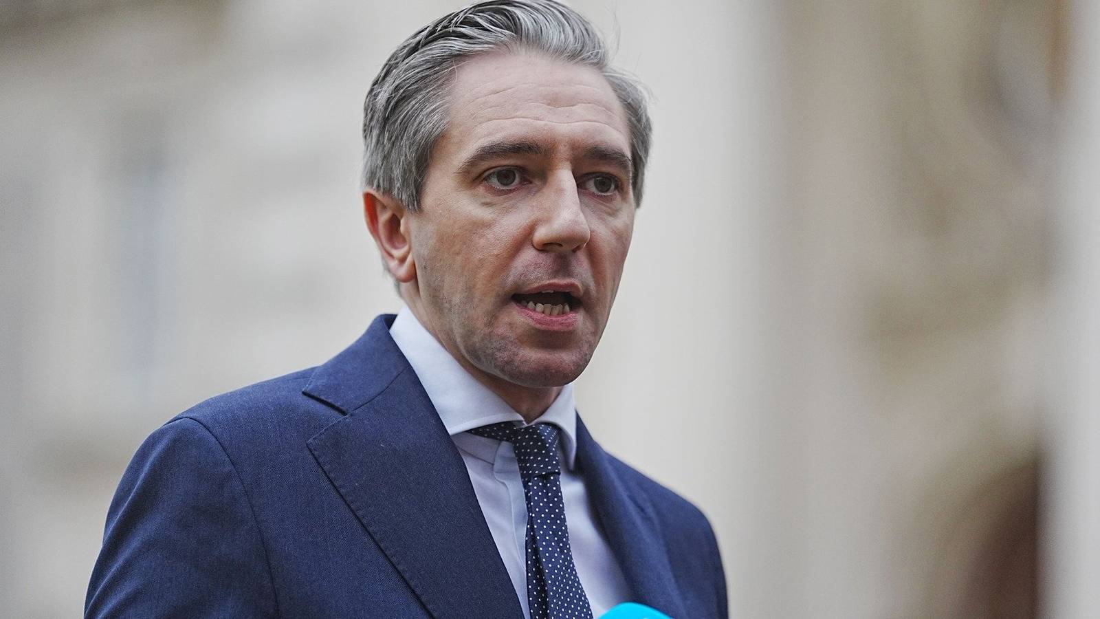 Portrait of Irish Finance Minister Simon Harris