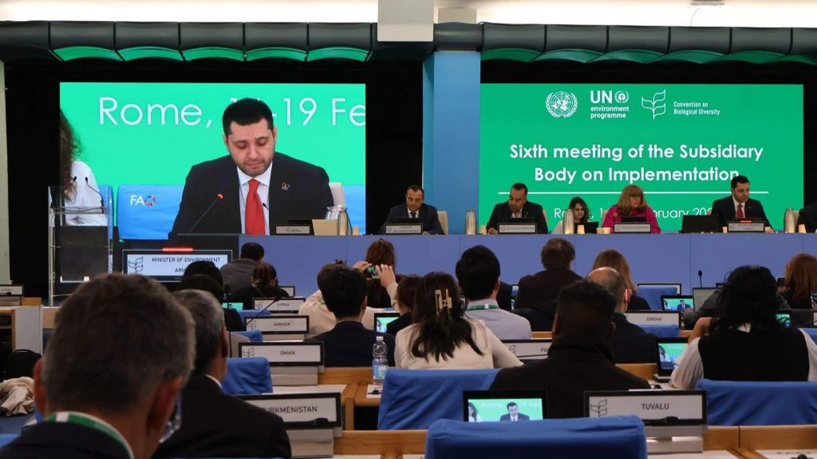 Հռոմում ներկայացվել է Երևանում կայանալիք COP17 համաժողովի տեսլականը