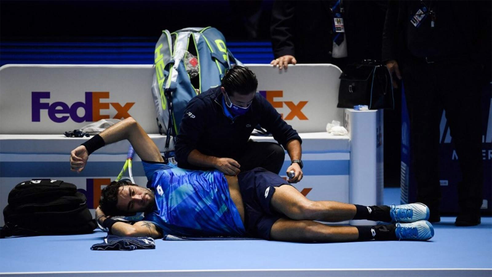 Matteo Berrettini collapsed