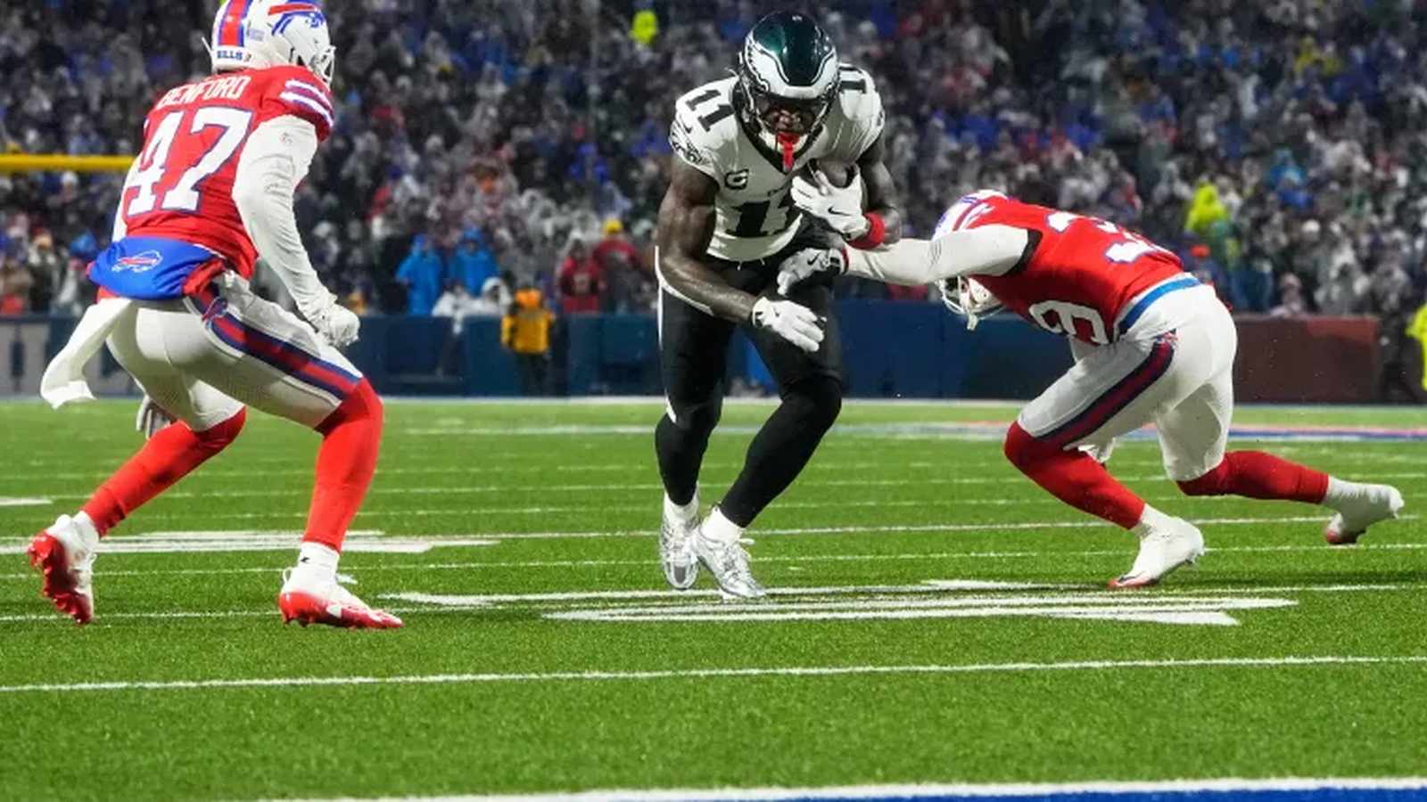 A.J. Brown in Philadelphia Eagles uniform