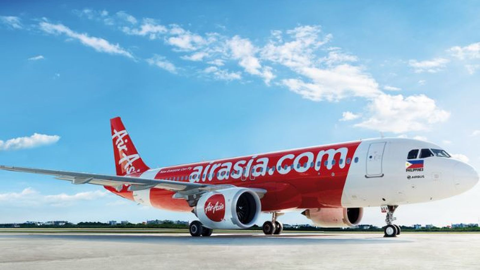 AirAsia passenger plane on tarmac