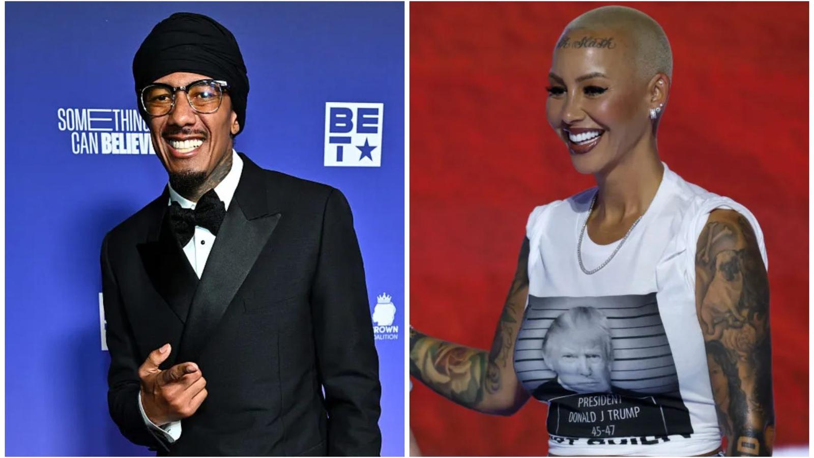 Amber Rose and Nick Cannon