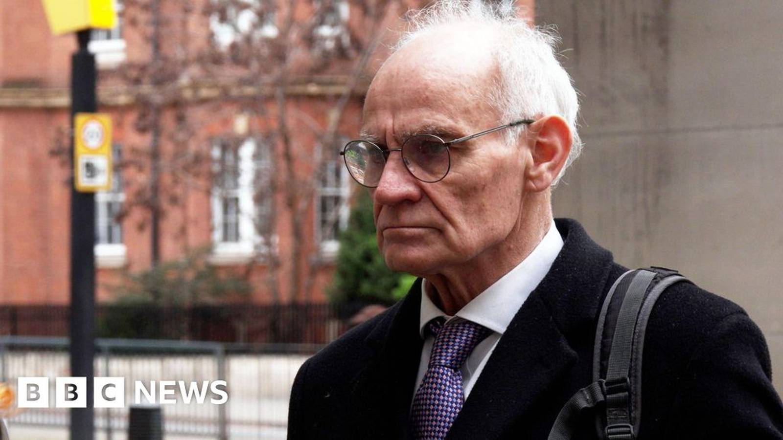 Crispin Blunt leaving court building