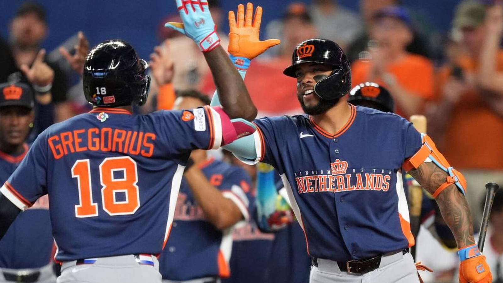 Didi Gregorius celebrating baseball game