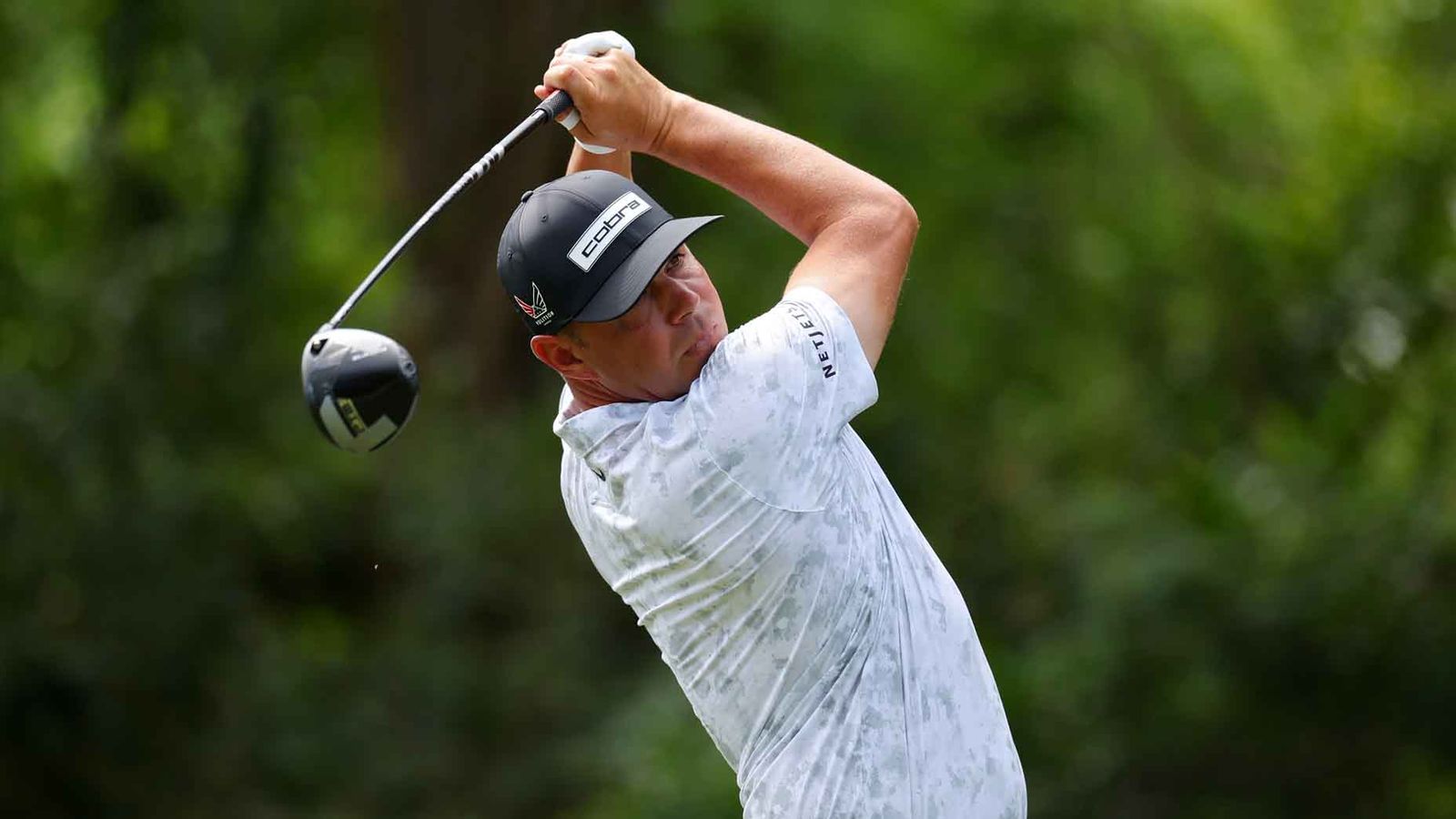 Gary Woodland competing on golf course