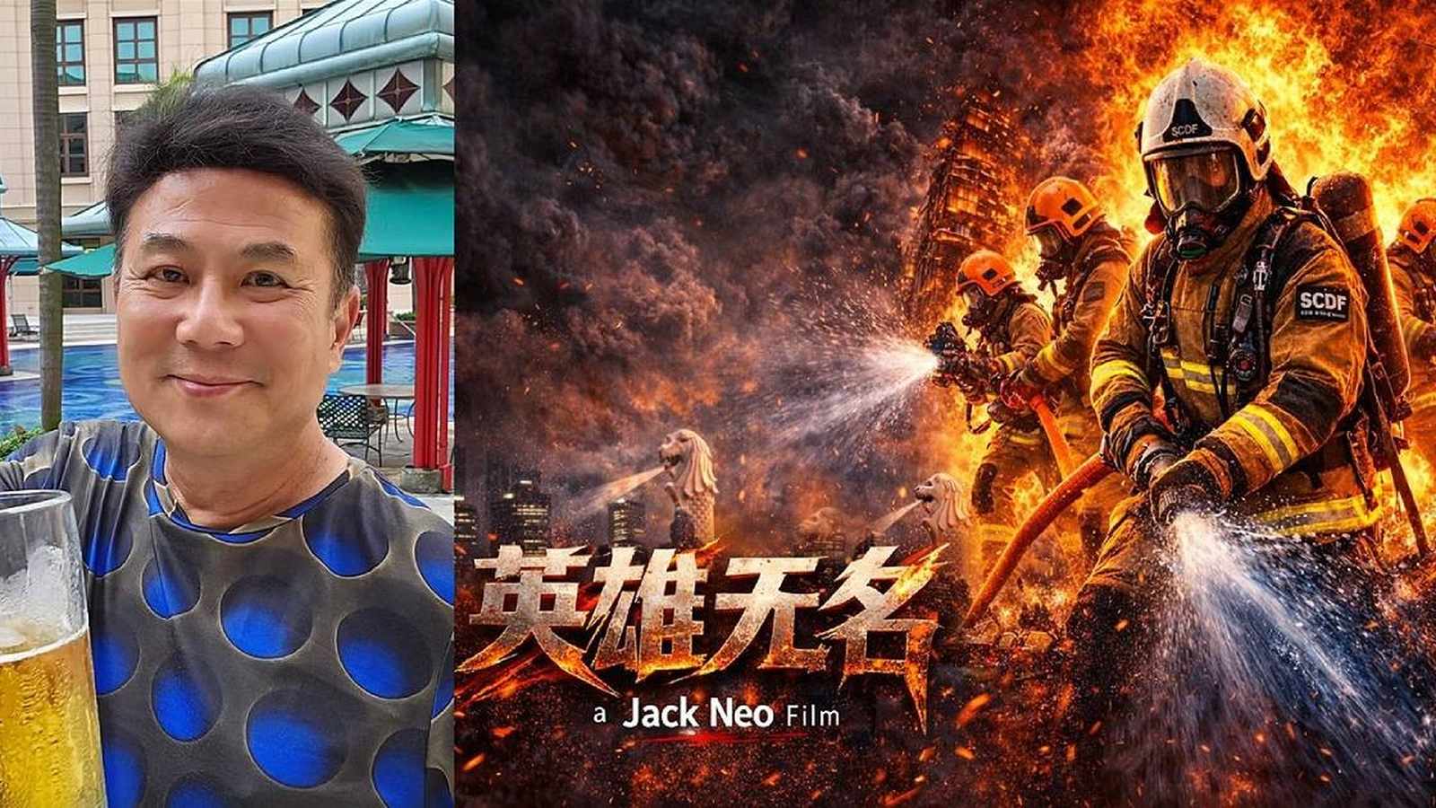 Director Jack Neo on film set