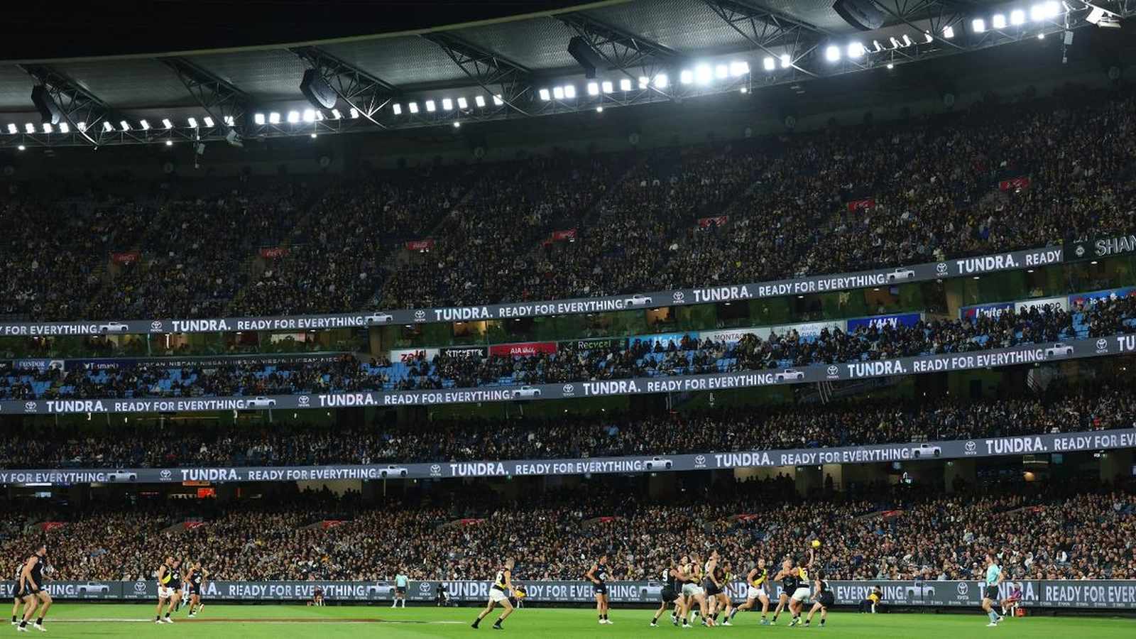 Aerial view of MCG stadium