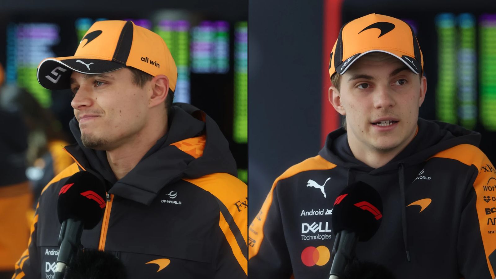 McLaren F1 team garage in China