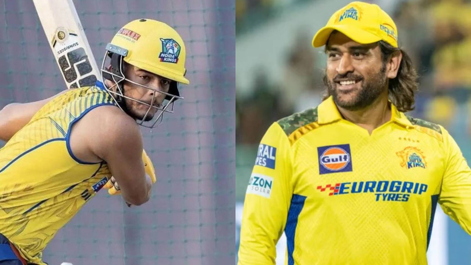 MS Dhoni speaking with Prashant Veer