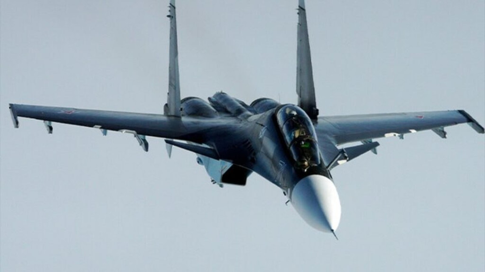 Italian NATO fighter jet in flight