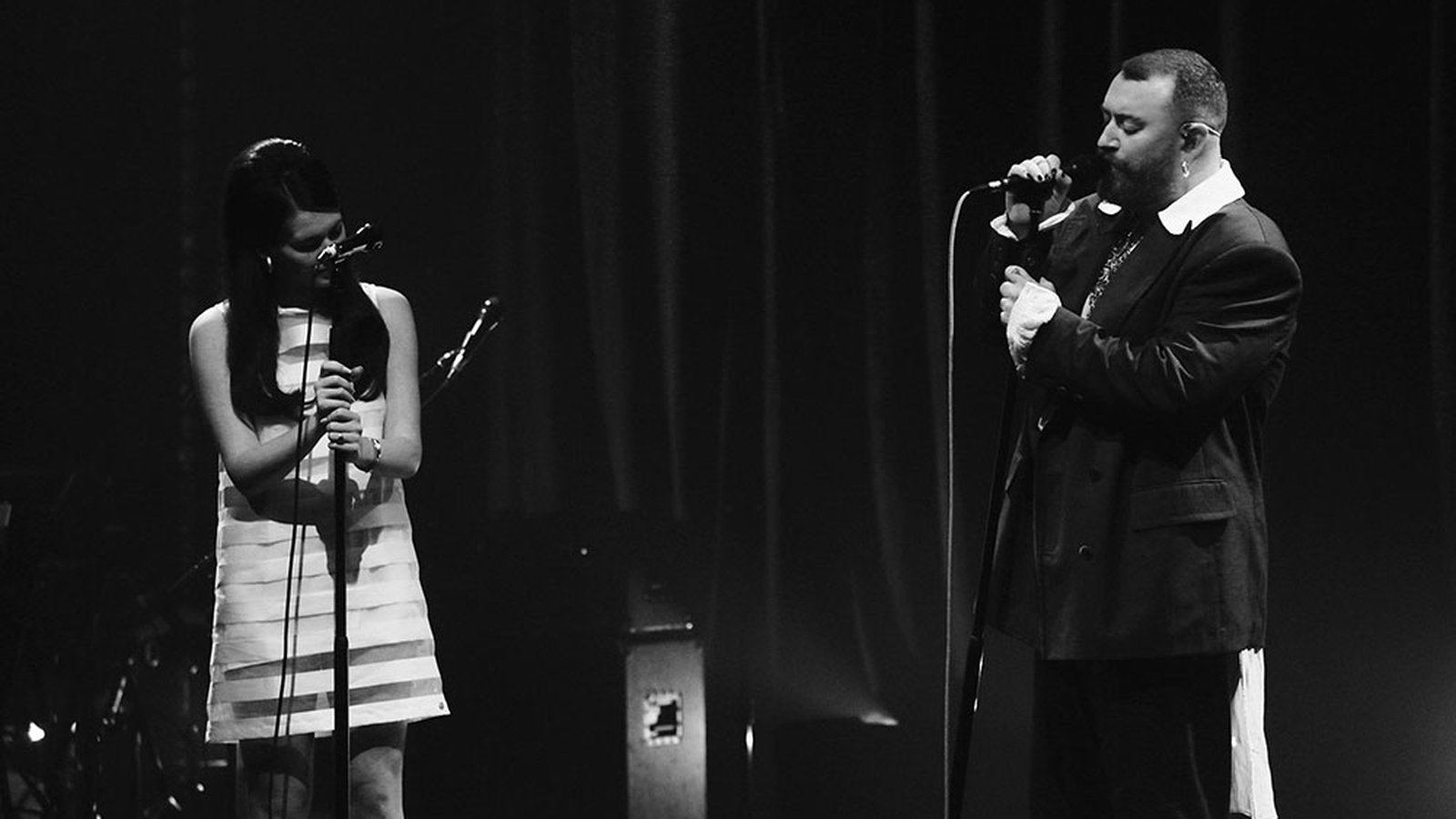 Sam Smith performing on stage