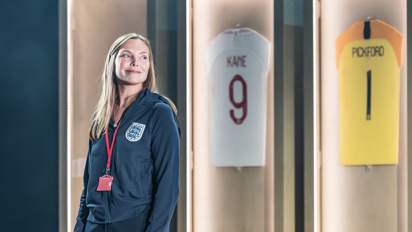 Actress Samantha Womack smiling