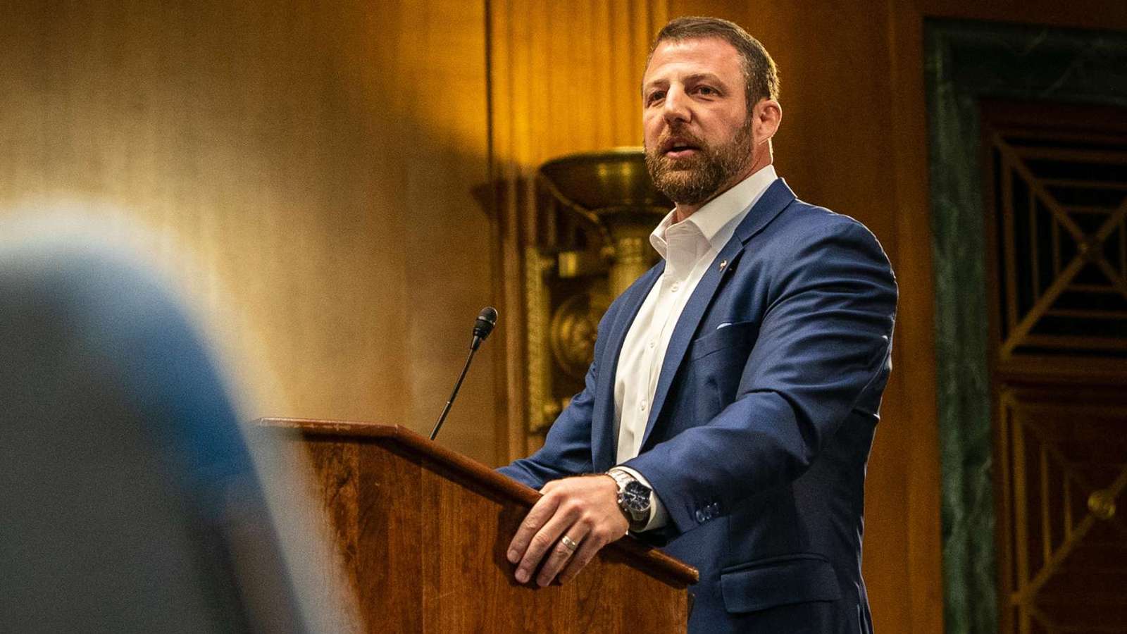 U.S. Senator Markwayne Mullin speaking