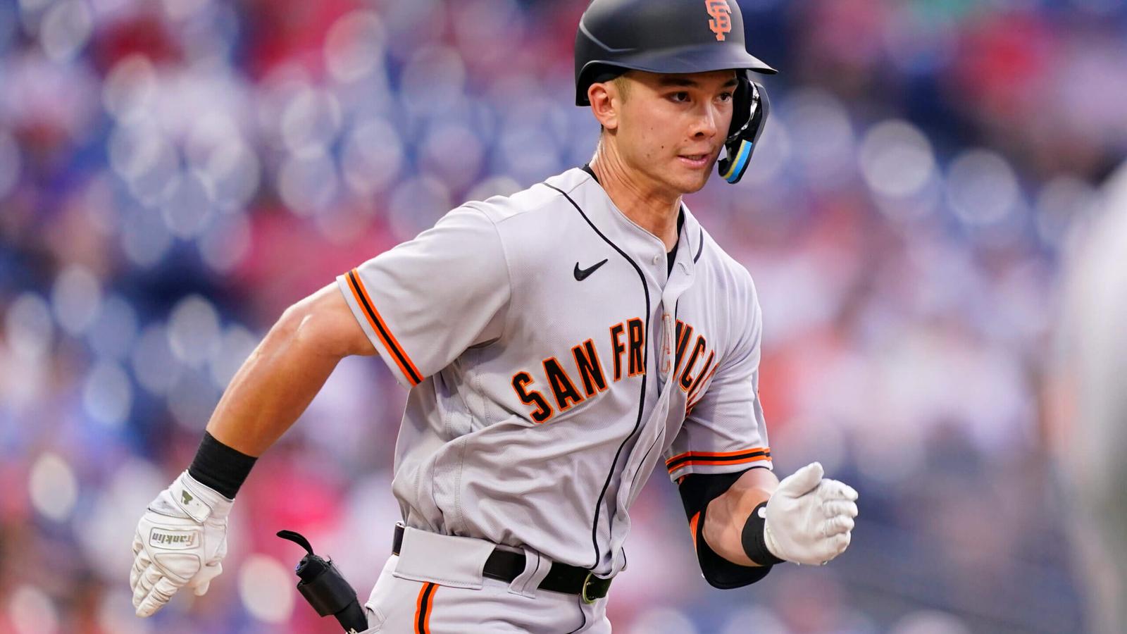 Stuart Fairchild on baseball field