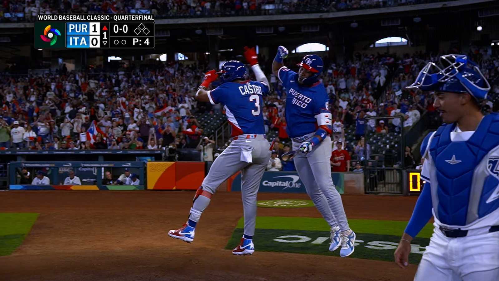 Willi Castro swinging baseball bat