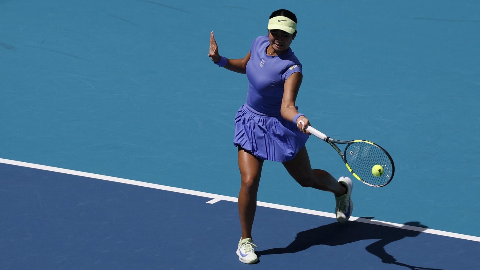 Alex Eala competing on court