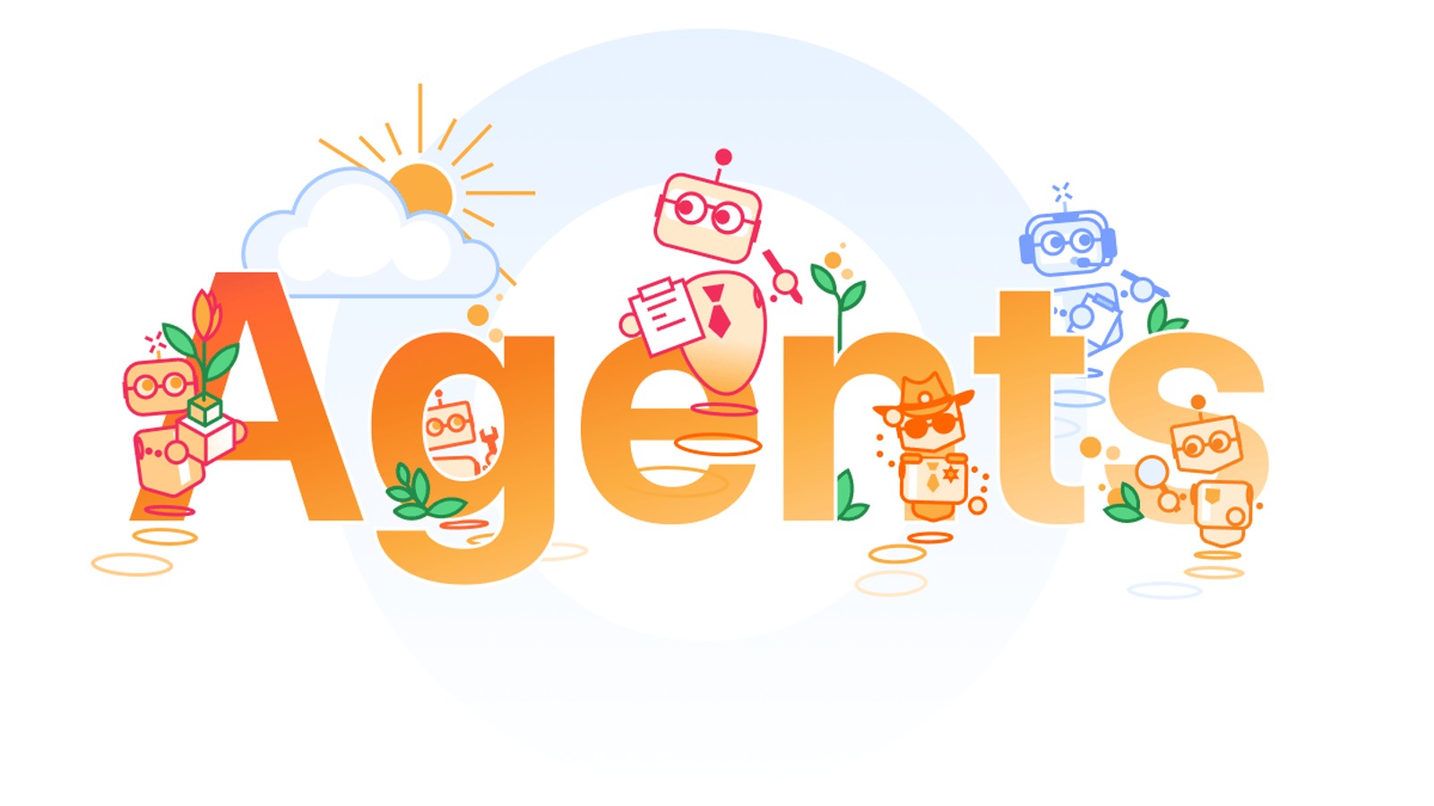 Cloudflare logo with AI graphics